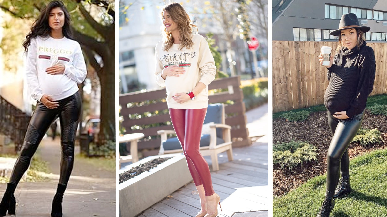 The Ultimate Guide to Choosing the Perfect Pair of Faux Leather Matern –  Preggo Leggings