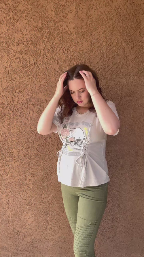 Green with Envy Moto Maternity Leggings