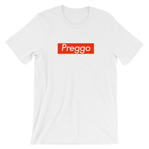 White Preggo "Soopreem" Parody T-Shirt