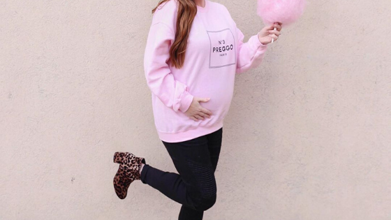 #BumpStyleApproved: Keep Your Bump Warm and Cozy in This Customizable Preggo Sweatshirt