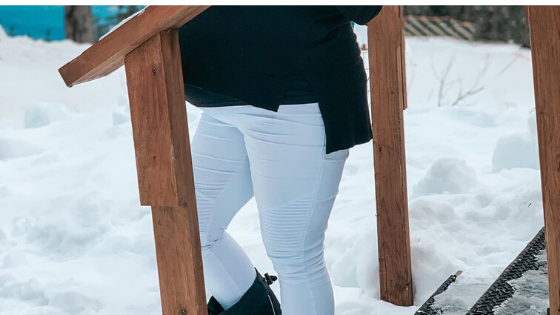 #BumpStyleApproved: Feel Cute, Stylish and Comfortable in White Maternity Leggings!