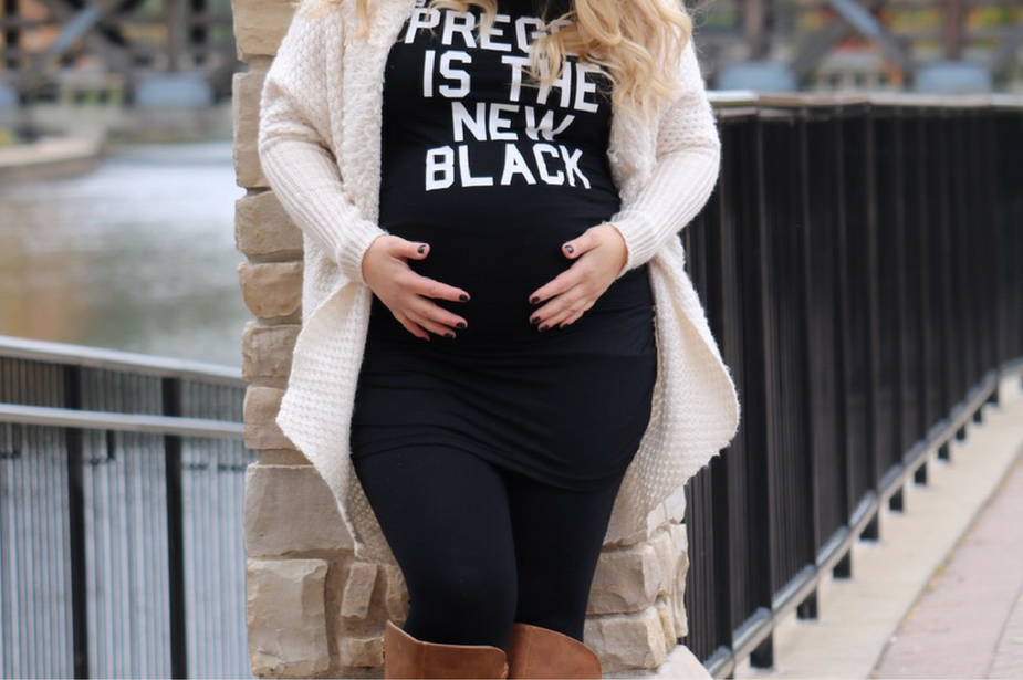 #BumpStyleApproved: The classic black leggings for every stage of motherhood