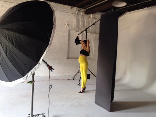 Behind the Scenes of The Preggo Leggings Photoshoot