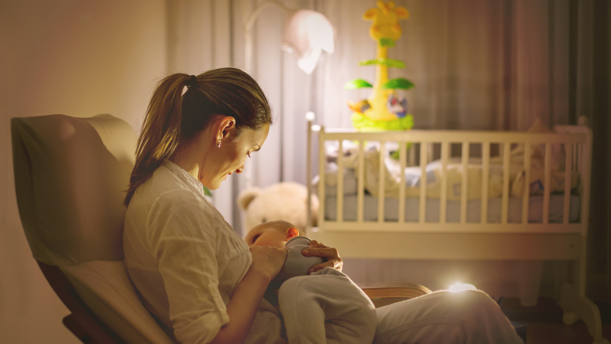 Breastfeeding at night