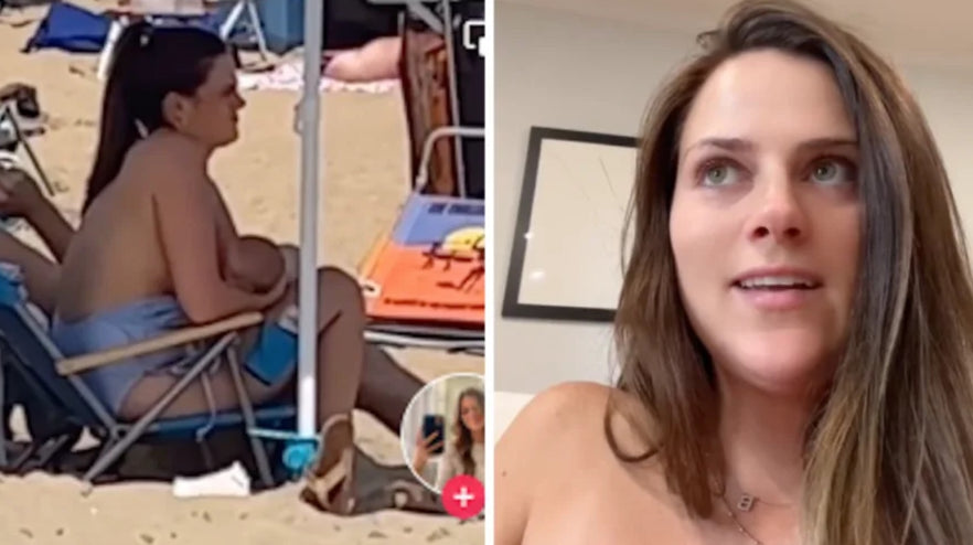 Mom Claps Back After Private Breastfeeding Moment Captured Without Her Knowing