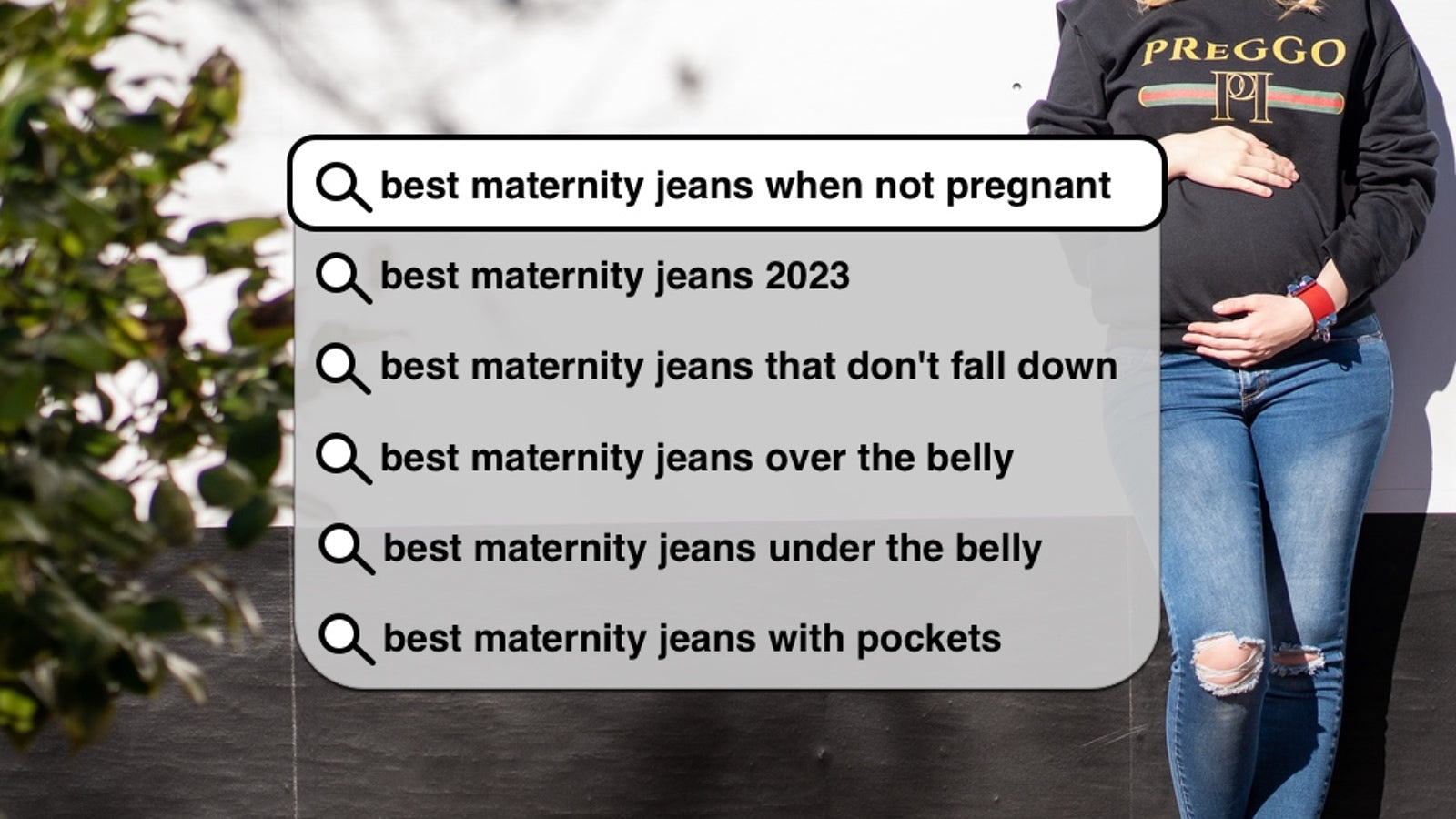 Maternity jeans when not pregnant
