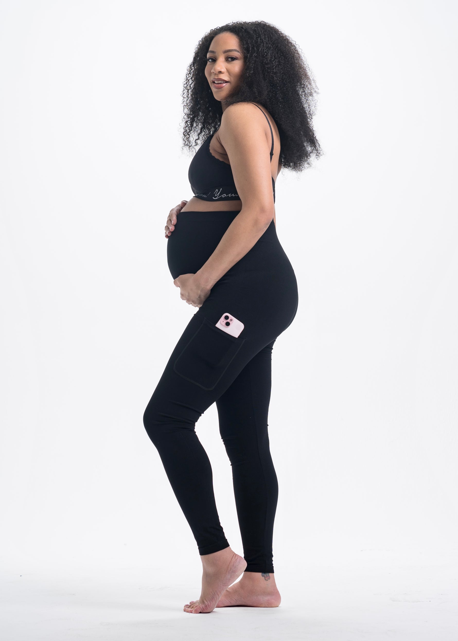 Mom's Night Out | Black Maternity Leggings | Preggo Leggings