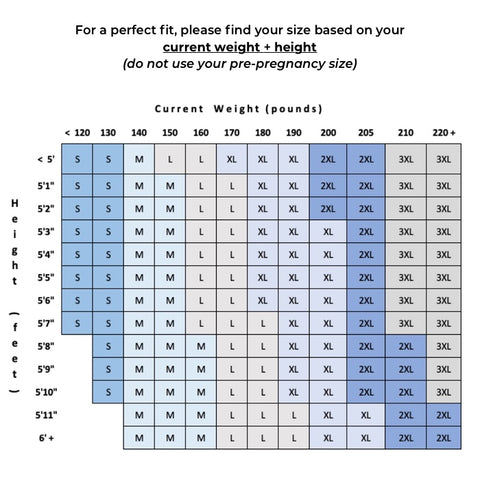 [EveryMama EveryWear™️ Shorties - Black] - [Size Chart]