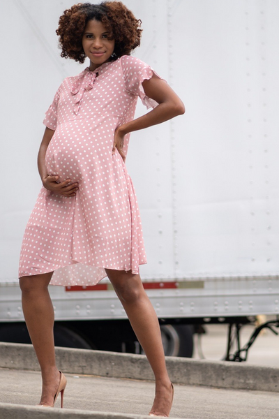 Dot You Mama Maternity Dress