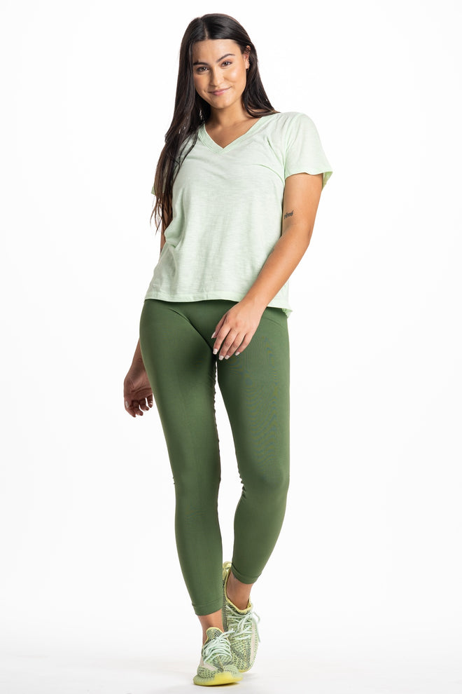 Snapback™ Postpartum Leggings - Olive