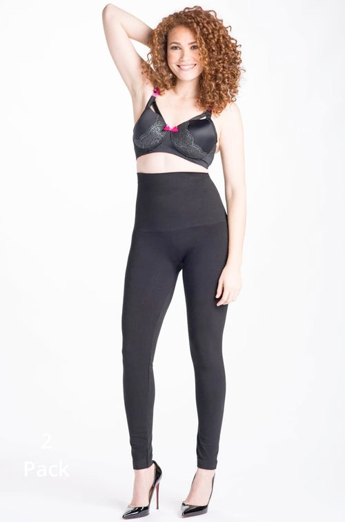 Snapback™, Black Postpartum Leggings