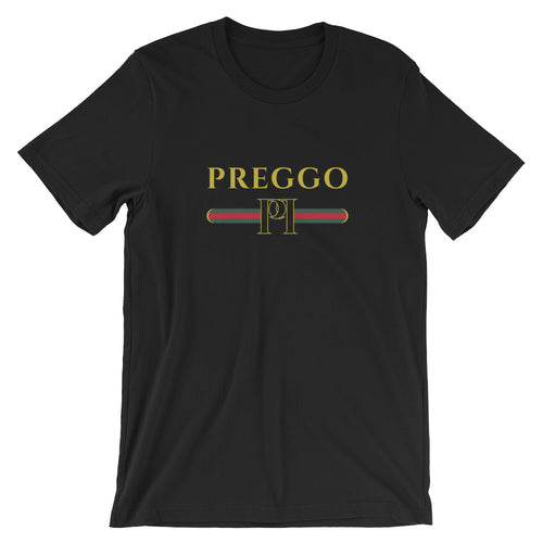 Black Preggo Gucci Parody T-Shirt