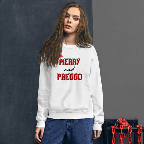 Merry and Preggo Sweatshirt